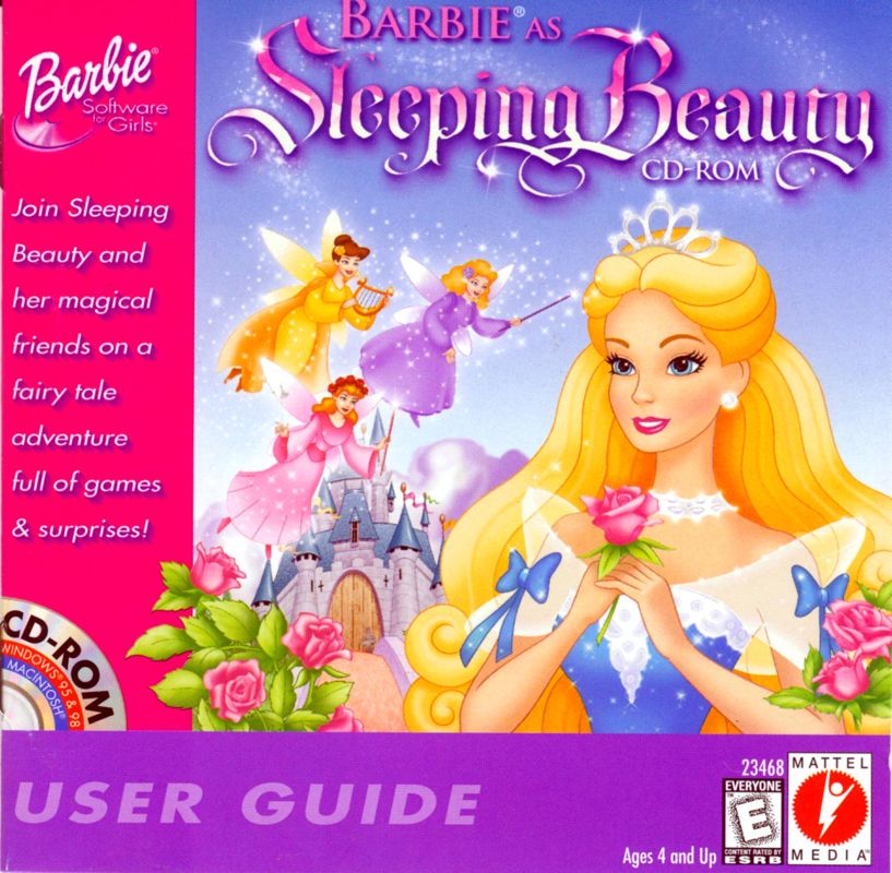 Other for Barbie as Sleeping Beauty (Macintosh and Windows): Jewel Case -- Front