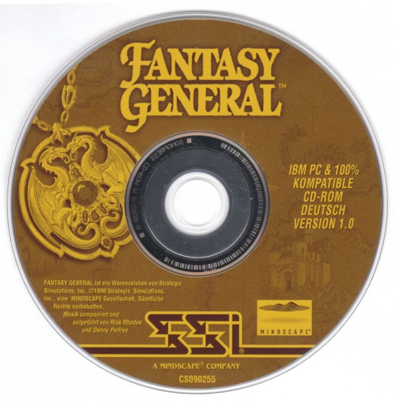 Media for Fantasy General (DOS)