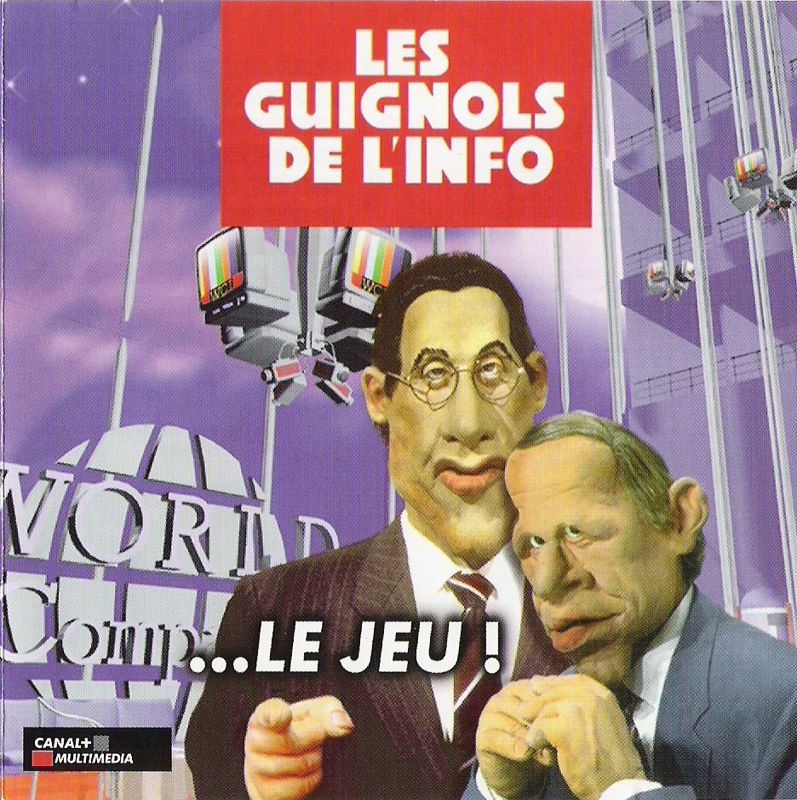 Other for Les Guignols de l'info...Le Jeu ! (Windows and Windows 3.x): Jewel Case - Front