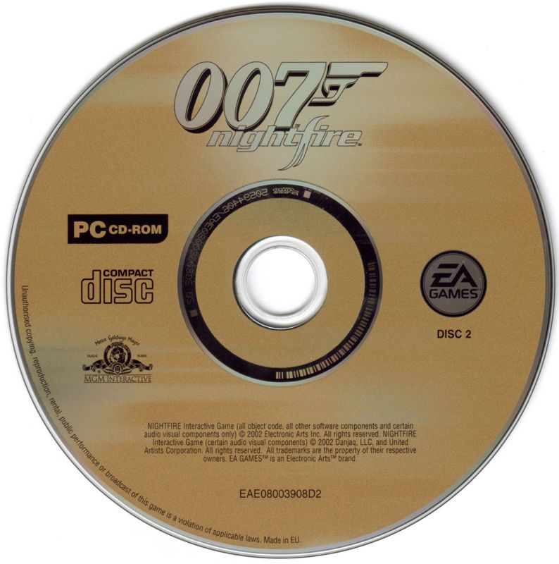 007: Nightfire cover or packaging material - MobyGames