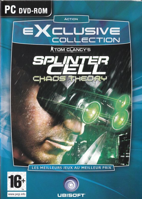 Front Cover for Tom Clancy's Splinter Cell: Chaos Theory (Windows) (Ubisoft eXclusive Collection release)