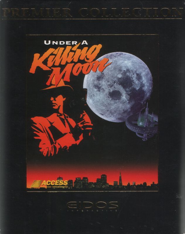 Front Cover for Under a Killing Moon (DOS) (Eidos Premier Collection release)