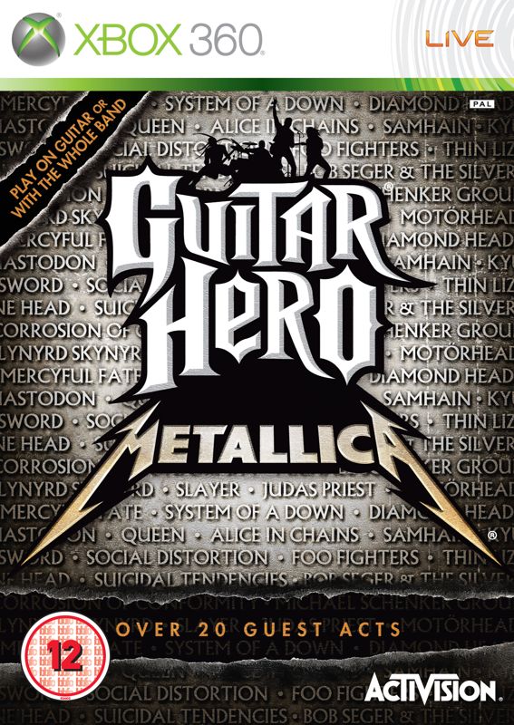 Front Cover for Guitar Hero: Metallica (Xbox 360) (Promotional cover art released March 2009)