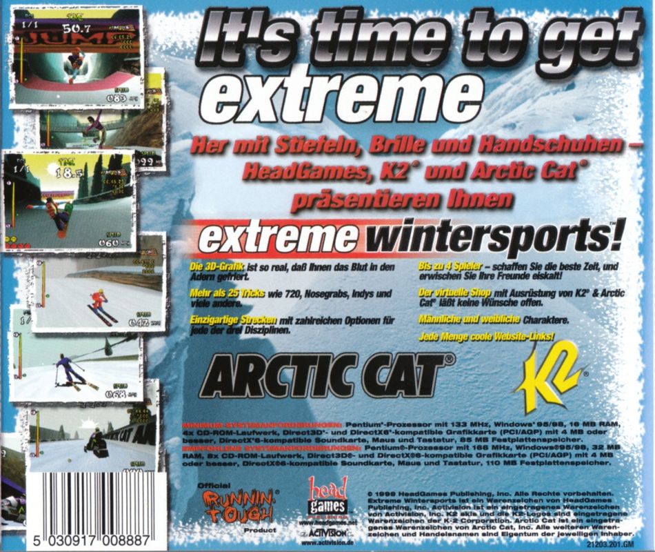 Other for Extreme Wintersports (Windows): Jewel Case - Back