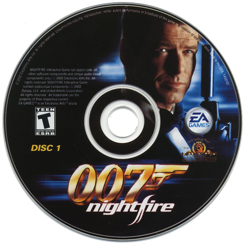 Media for 007: Nightfire (Windows): Disc 1/2