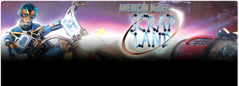 Front Cover for American McGee presents Scrapland (Windows) (Impulse release)