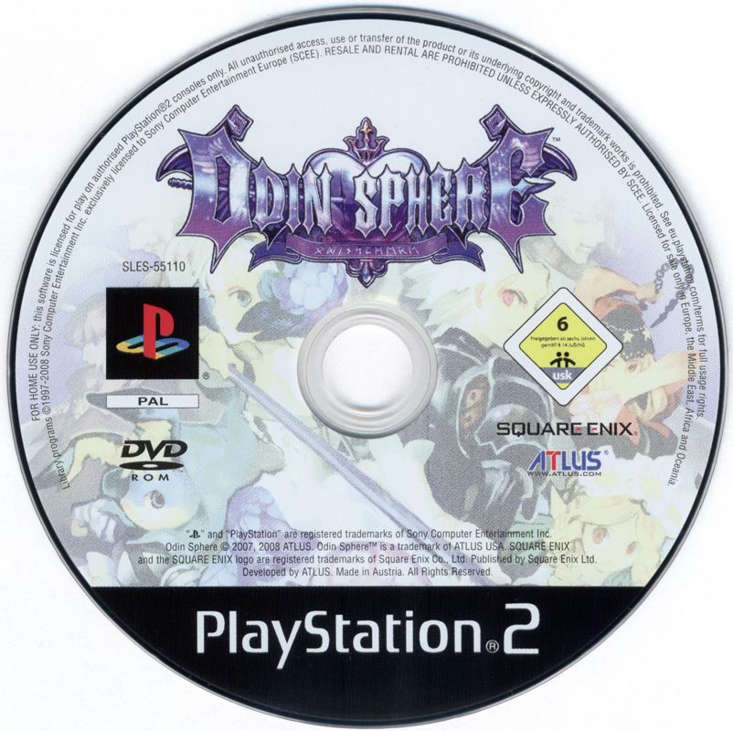 Media for Odin Sphere (PlayStation 2)