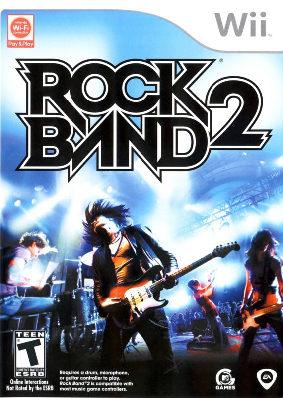 Front Cover for Rock Band 2 (Wii)