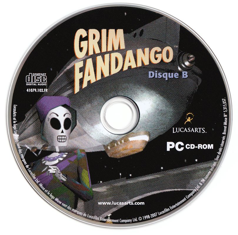 Media for Grim Fandango (Windows) (LucasArts Classics release): Disc 2