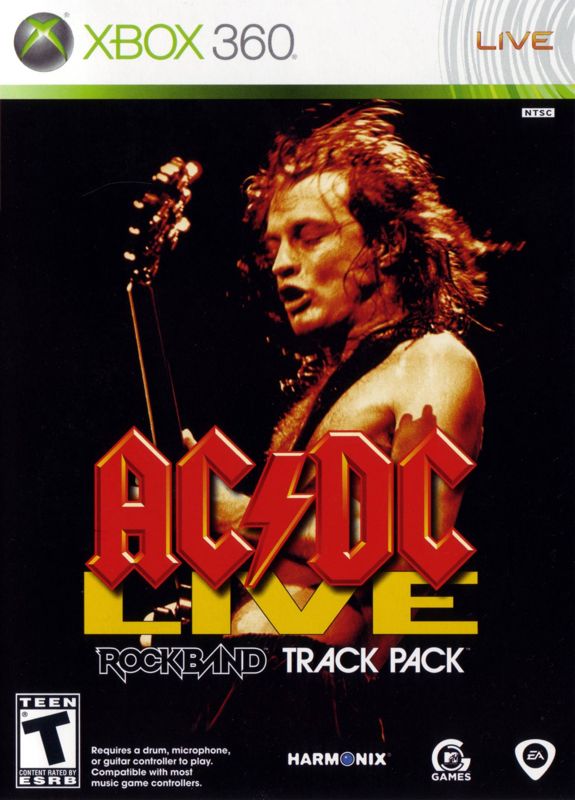 Front Cover for AC/DC Live: Rock Band - Track Pack (Xbox 360)
