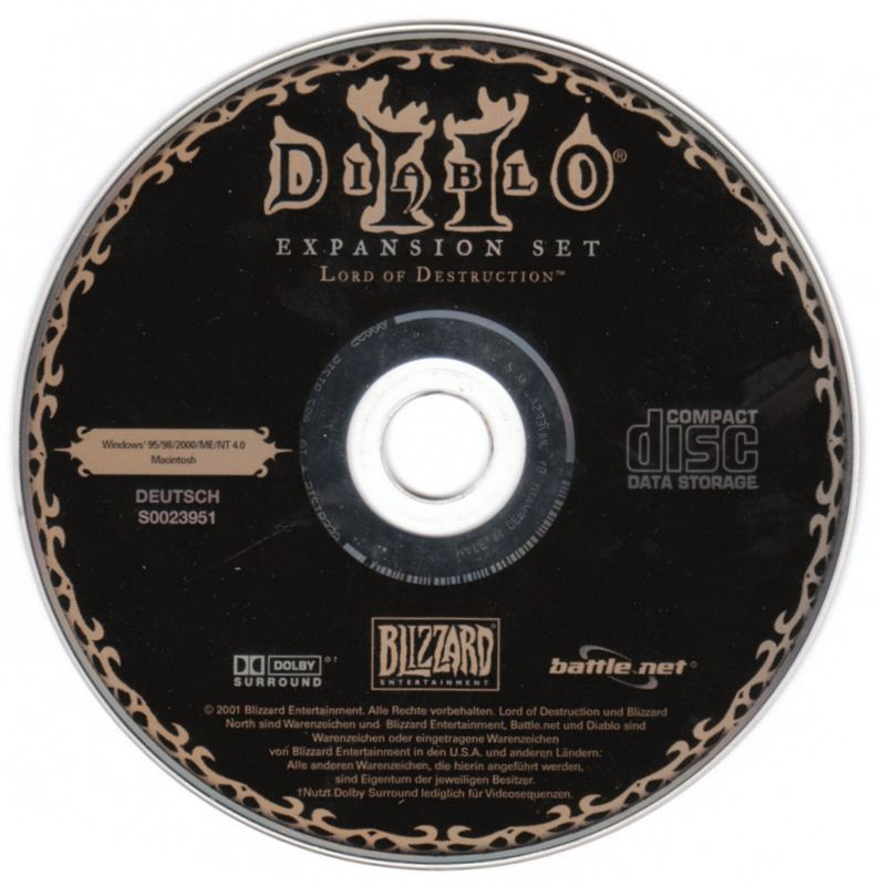 Media for Diablo II: Lord of Destruction (Macintosh and Windows) (Re-release (patch-updated version))