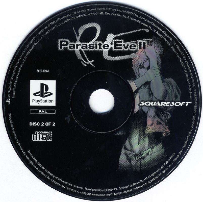 Media for Parasite Eve II (PlayStation): Disc 2