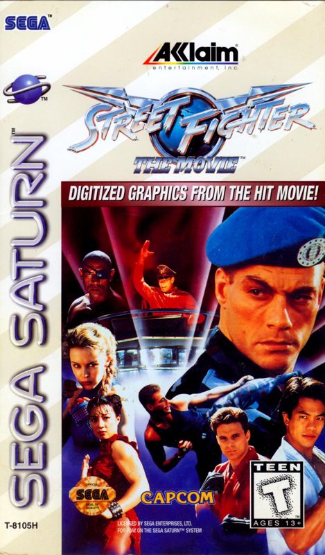 Front Cover for Street Fighter: The Movie (SEGA Saturn)