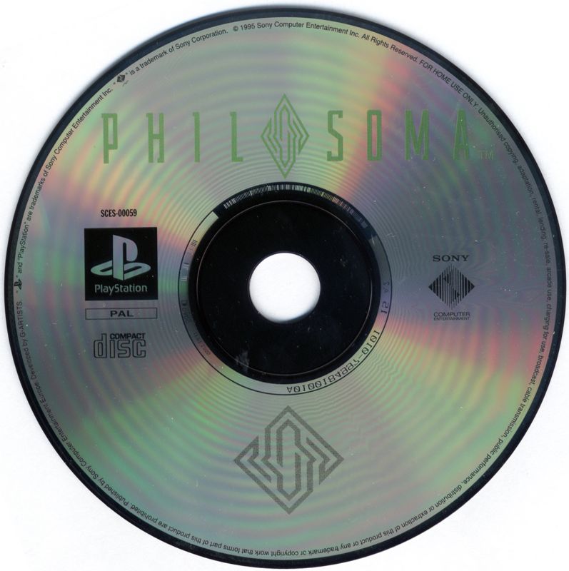 Philosoma cover or packaging material - MobyGames