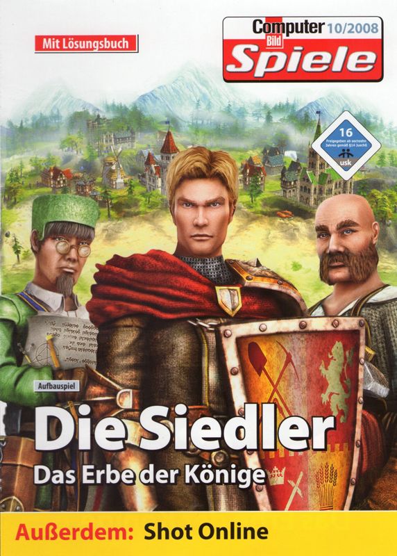 Front Cover for Heritage of Kings: The Settlers (Windows) (Computer Bild Spiele 10/2008 covermount)
