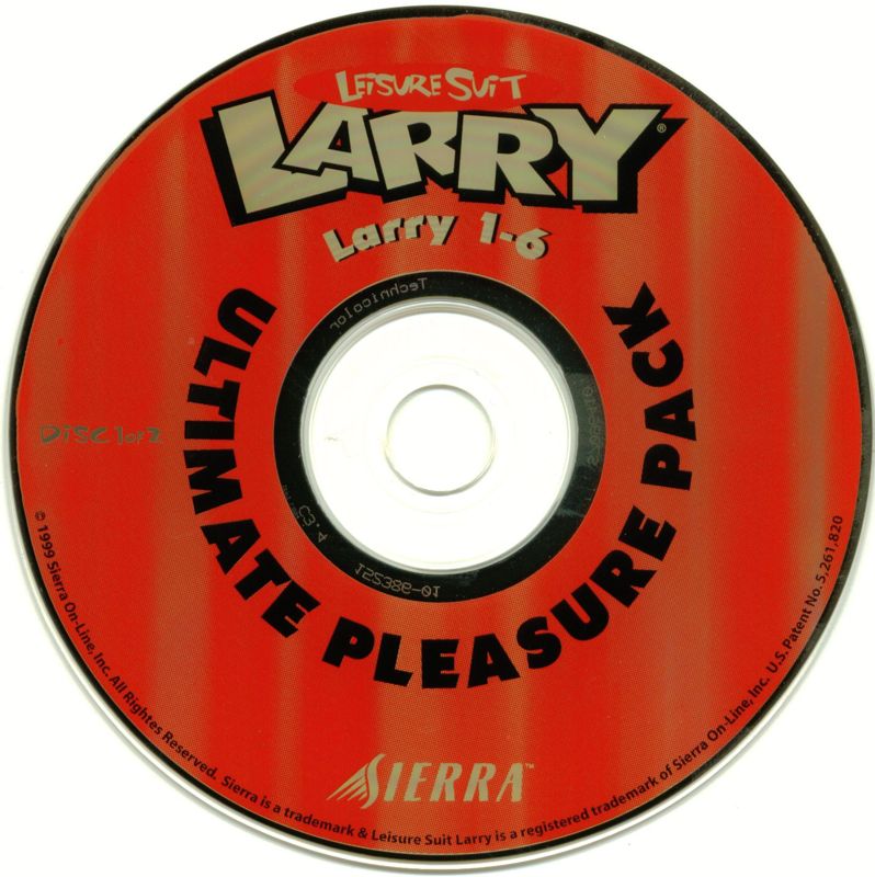 Media for Leisure Suit Larry: Ultimate Pleasure Pack (DOS and Windows and Windows 3.x): Larry 1-6, Disc 1