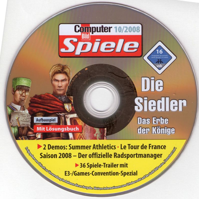 Media for Heritage of Kings: The Settlers (Windows) (Computer Bild Spiele 10/2008 covermount)