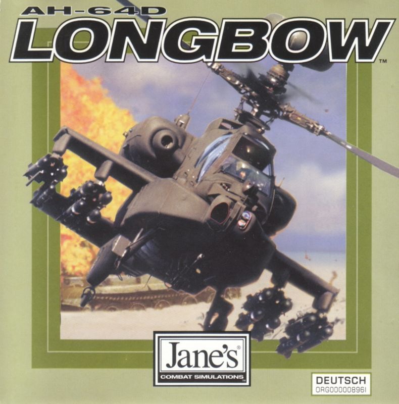 Other for Jane's Combat Simulations: AH-64D Longbow (DOS): Jewel Case - Front