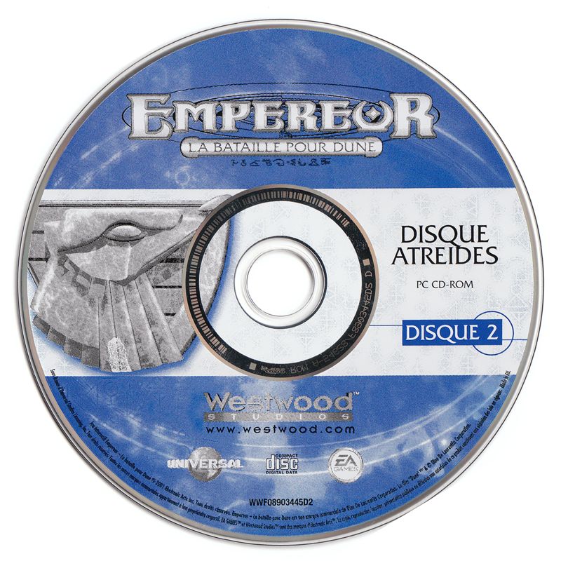 Media for Emperor: Battle for Dune (Windows) (EA Classics release): Disc 2 - Atreides