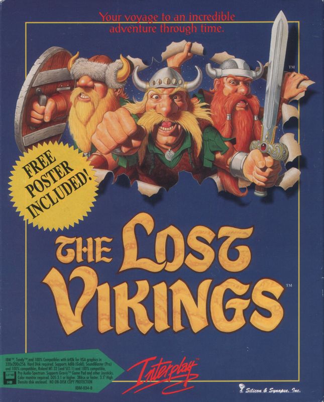 Front Cover for The Lost Vikings (DOS)