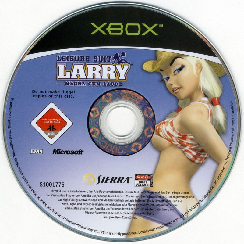 Media for Leisure Suit Larry: Magna Cum Laude (Uncut and Uncensored!) (Xbox)