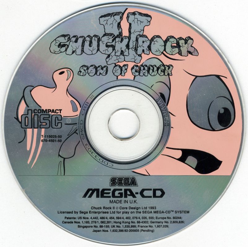 Media for Chuck Rock II: Son of Chuck (SEGA CD)