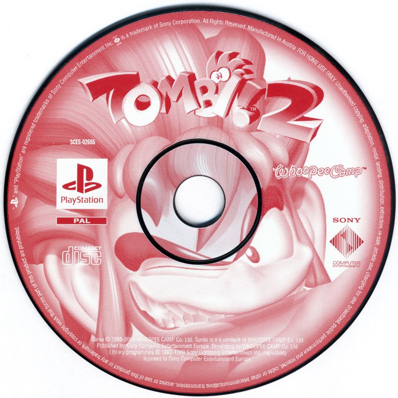 Media for Tomba! 2: The Evil Swine Return (PlayStation)