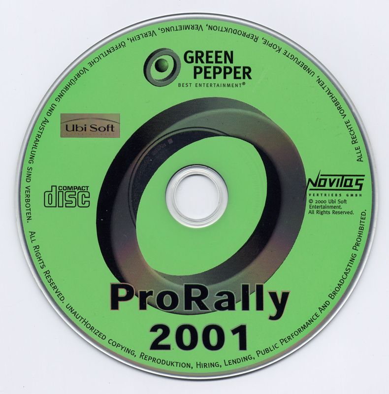 Media for Pro Rally 2001 (Windows) (Green Pepper release)