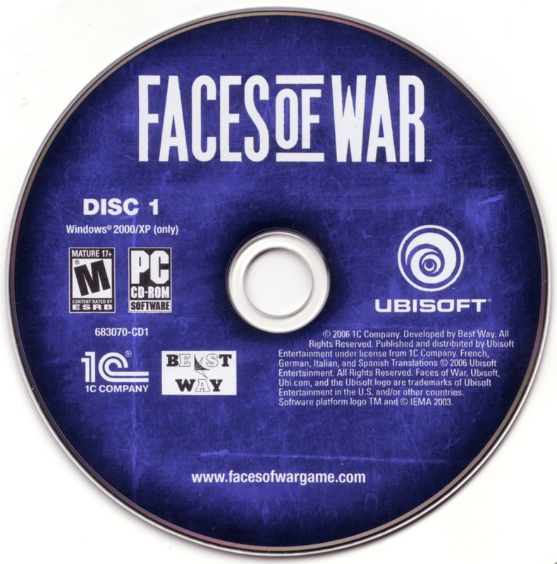 Media for Faces of War (Windows): Disc 1