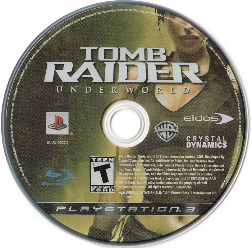 Media for Tomb Raider: Underworld (PlayStation 3)