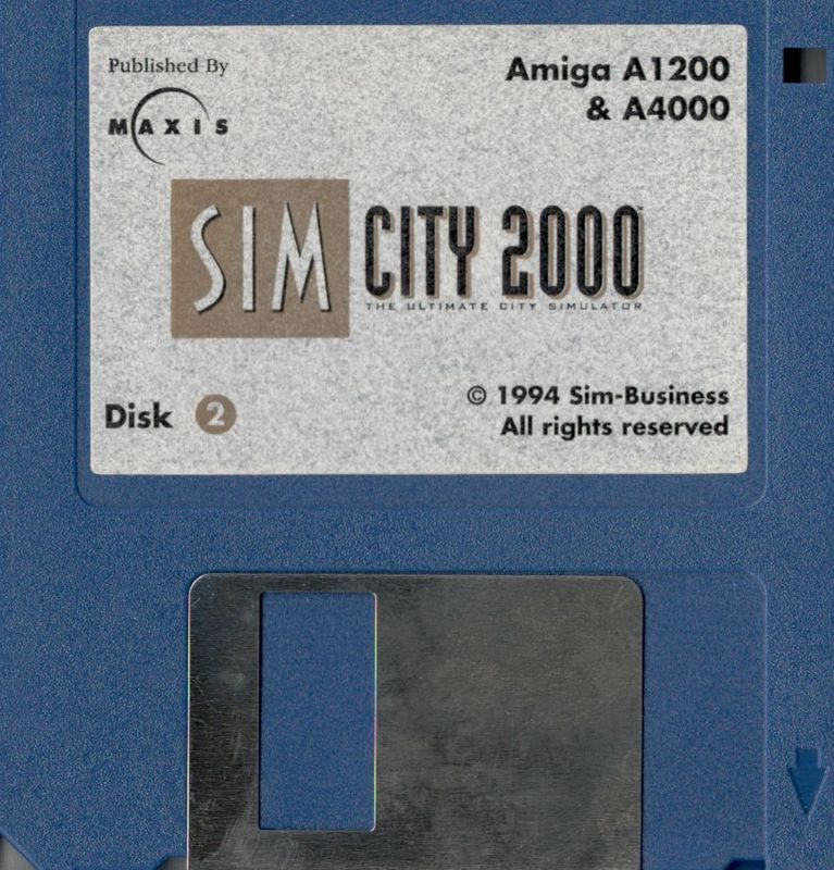 Media for SimCity 2000 (Amiga): Disk 2