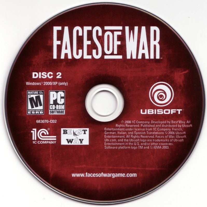 Media for Faces of War (Windows): Disc 2