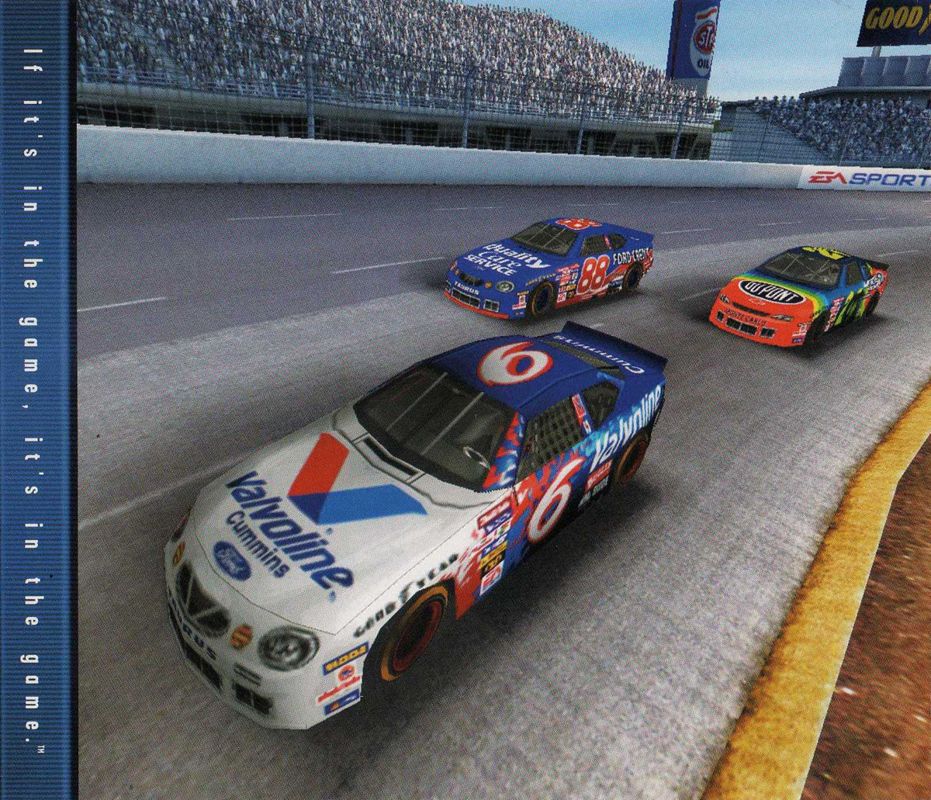 Inside Cover for NASCAR 2000 (Windows)