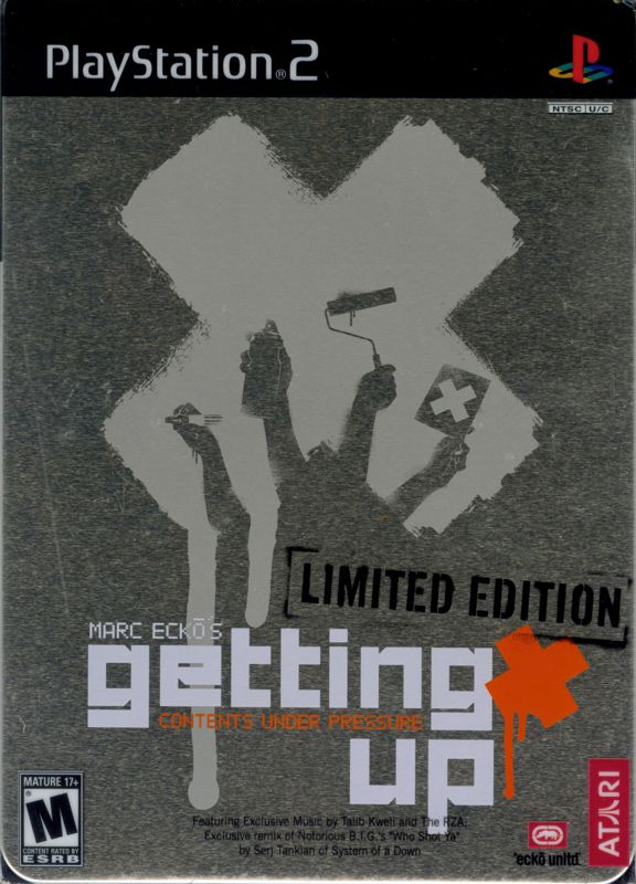 Front Cover for Marc Ecko's Getting Up: Contents Under Pressure (Limited Edition) (PlayStation 2): Outer Sleeve