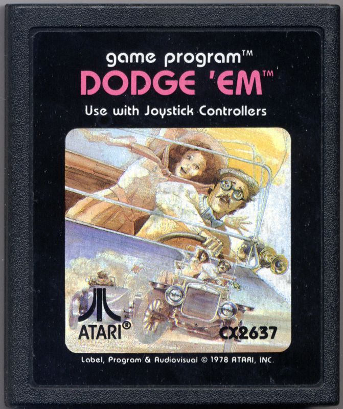 Media for Dodge 'Em (Atari 2600)