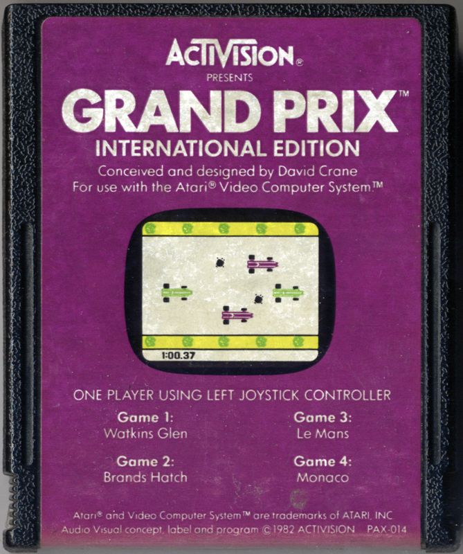 Media for Grand Prix (Atari 2600)