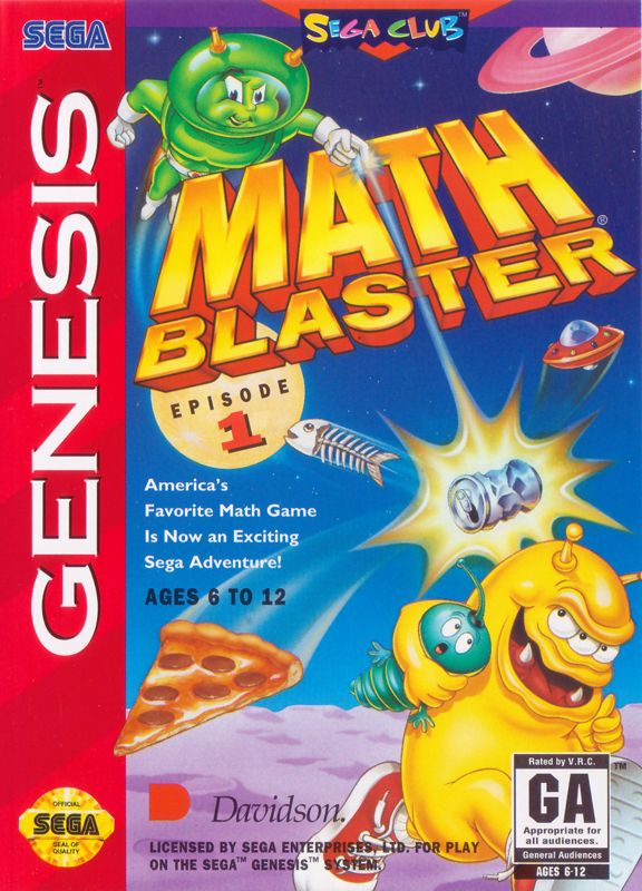 Front Cover for Math Blaster: Episode One - In Search of Spot (Genesis)