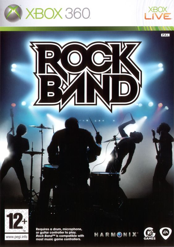 Front Cover for Rock Band (Xbox 360)