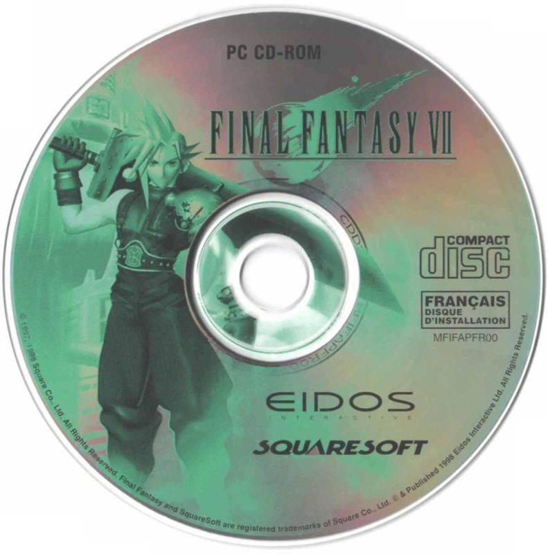 Media for Final Fantasy VII (Windows): Disc 1/4
