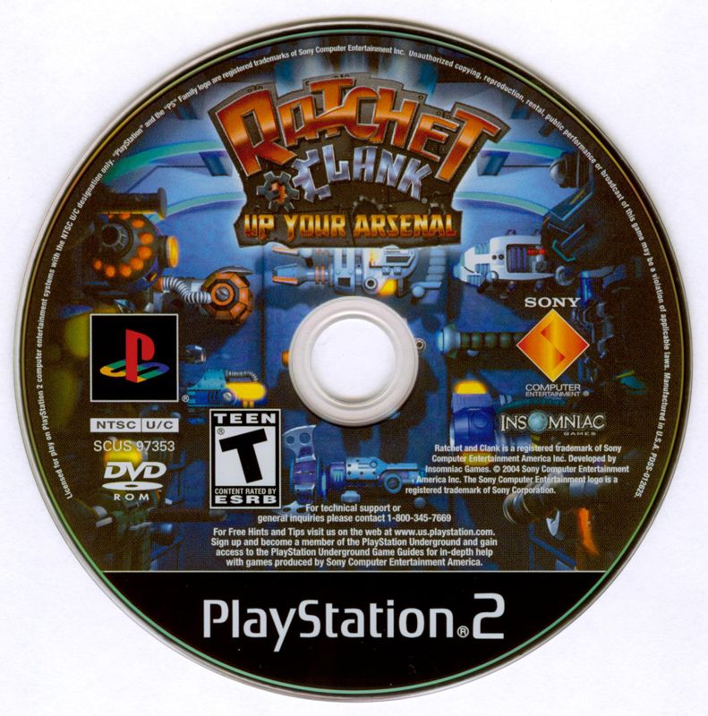 Media for Ratchet & Clank: Up Your Arsenal (PlayStation 2)