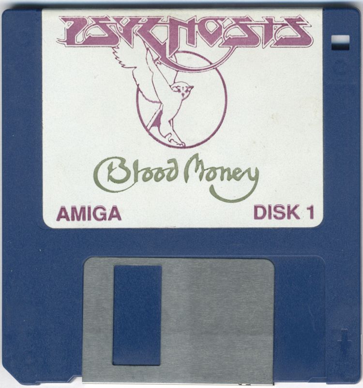 Media for Blood Money (Amiga): Disk 1 of 2