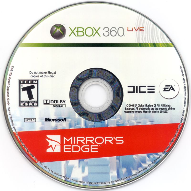 Media for Mirror's Edge (Xbox 360)