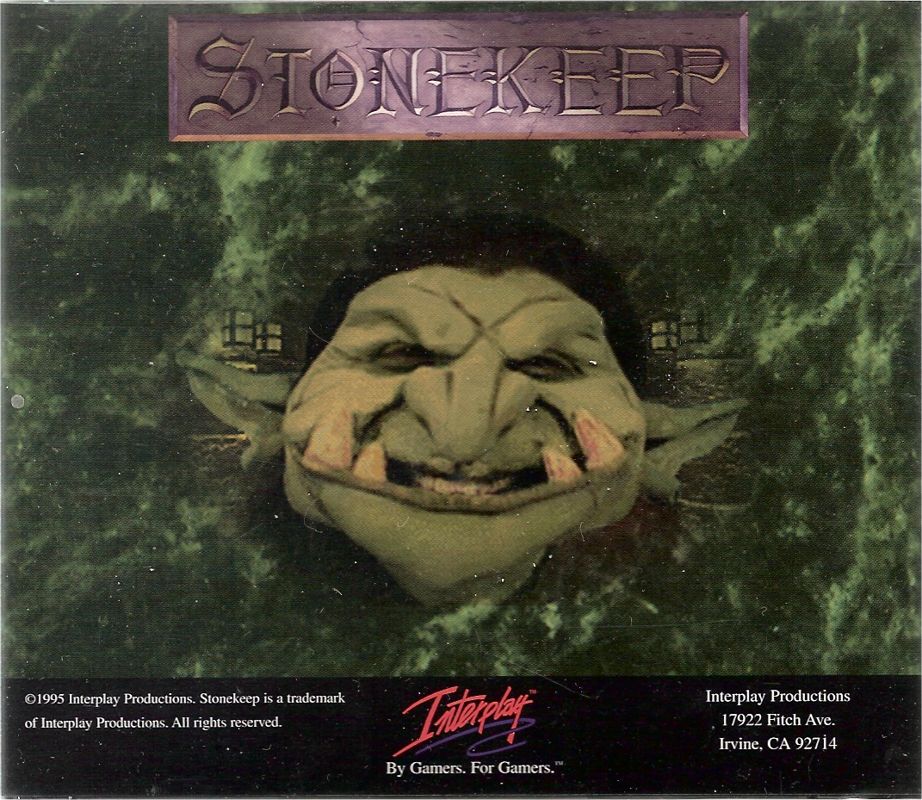Other for Stonekeep (DOS) (Tombstone shape): Jewel Case - back