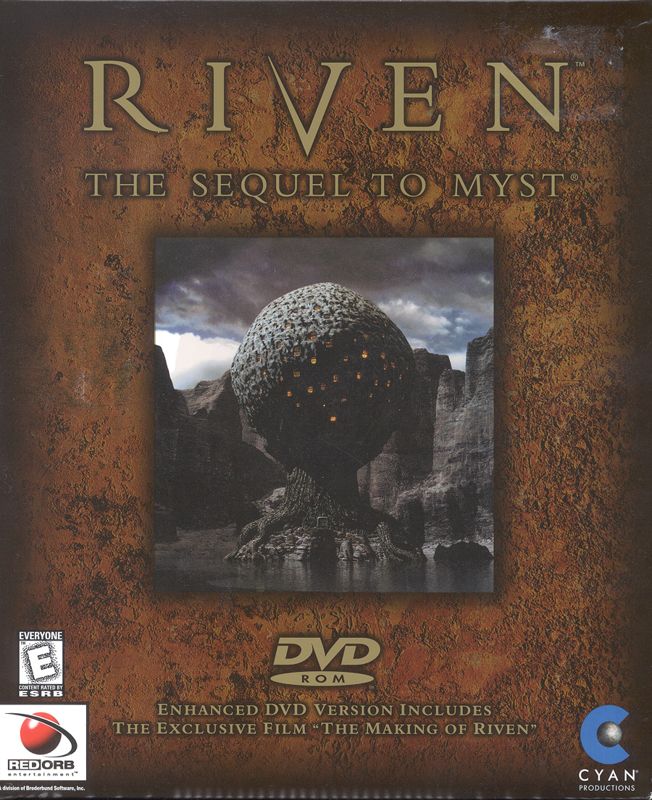 Front Cover for Riven: The Sequel to Myst (Macintosh and Windows) (DVD Version)