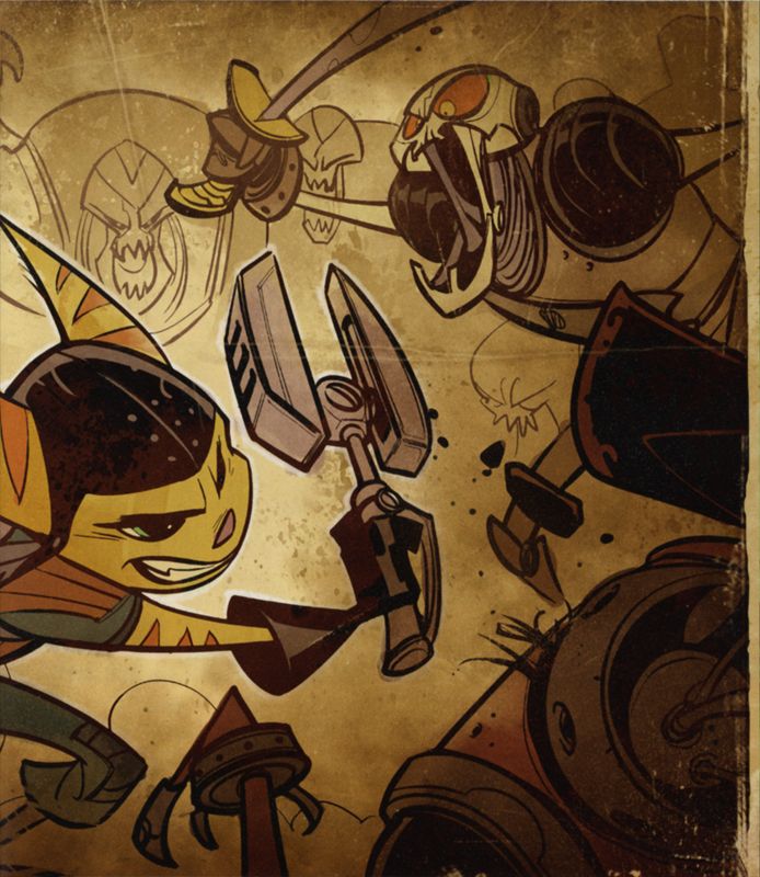 Inside Cover for Ratchet & Clank Future: Quest for Booty (PlayStation 3): Right