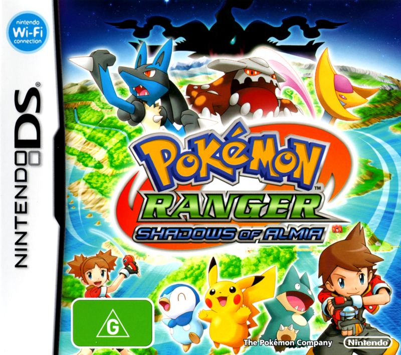Front Cover for Pokémon Ranger: Shadows of Almia (Nintendo DS)