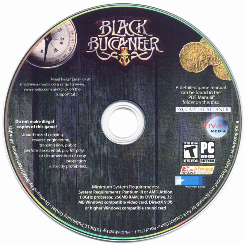 Media for Pirates: Legend of the Black Buccaneer (Windows) (Budget release)