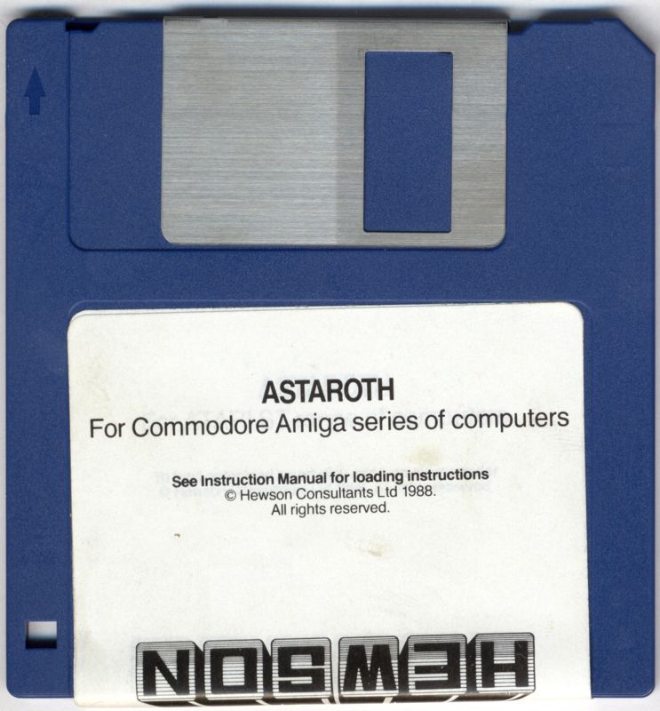 Media for Astaroth: The Angel of Death (Amiga)