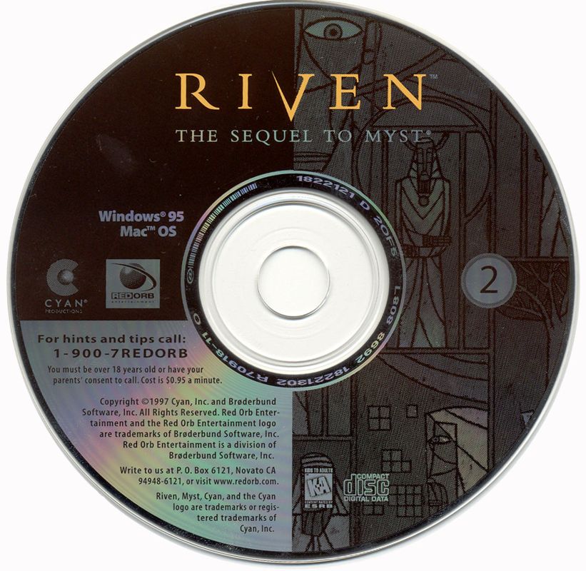 Media for Riven: The Sequel to Myst (Macintosh and Windows): Disc 2