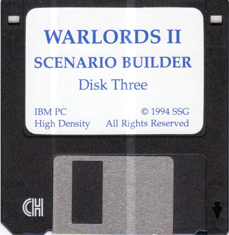 Media for Warlords II Scenario Builder (DOS): Disk 3/3